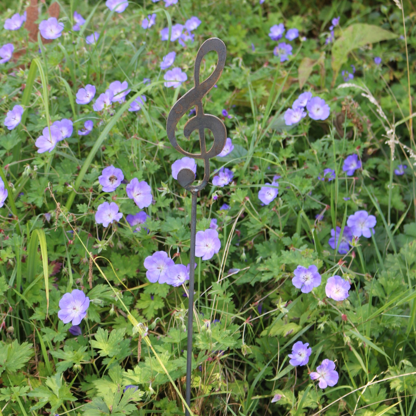 Music Note On Spike 'Treble Clef'