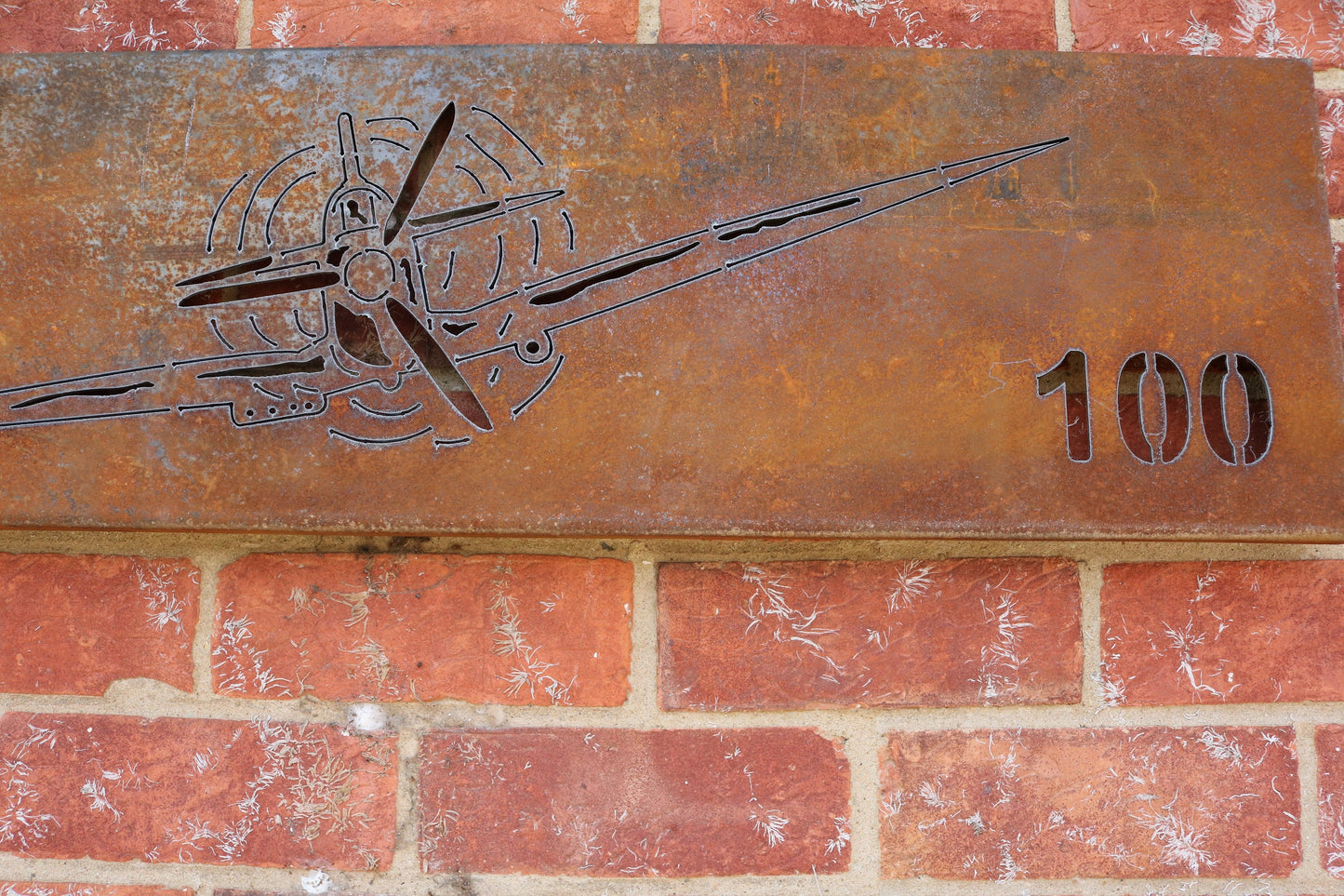 Personalised Spitfire Aeroplane Wall Art