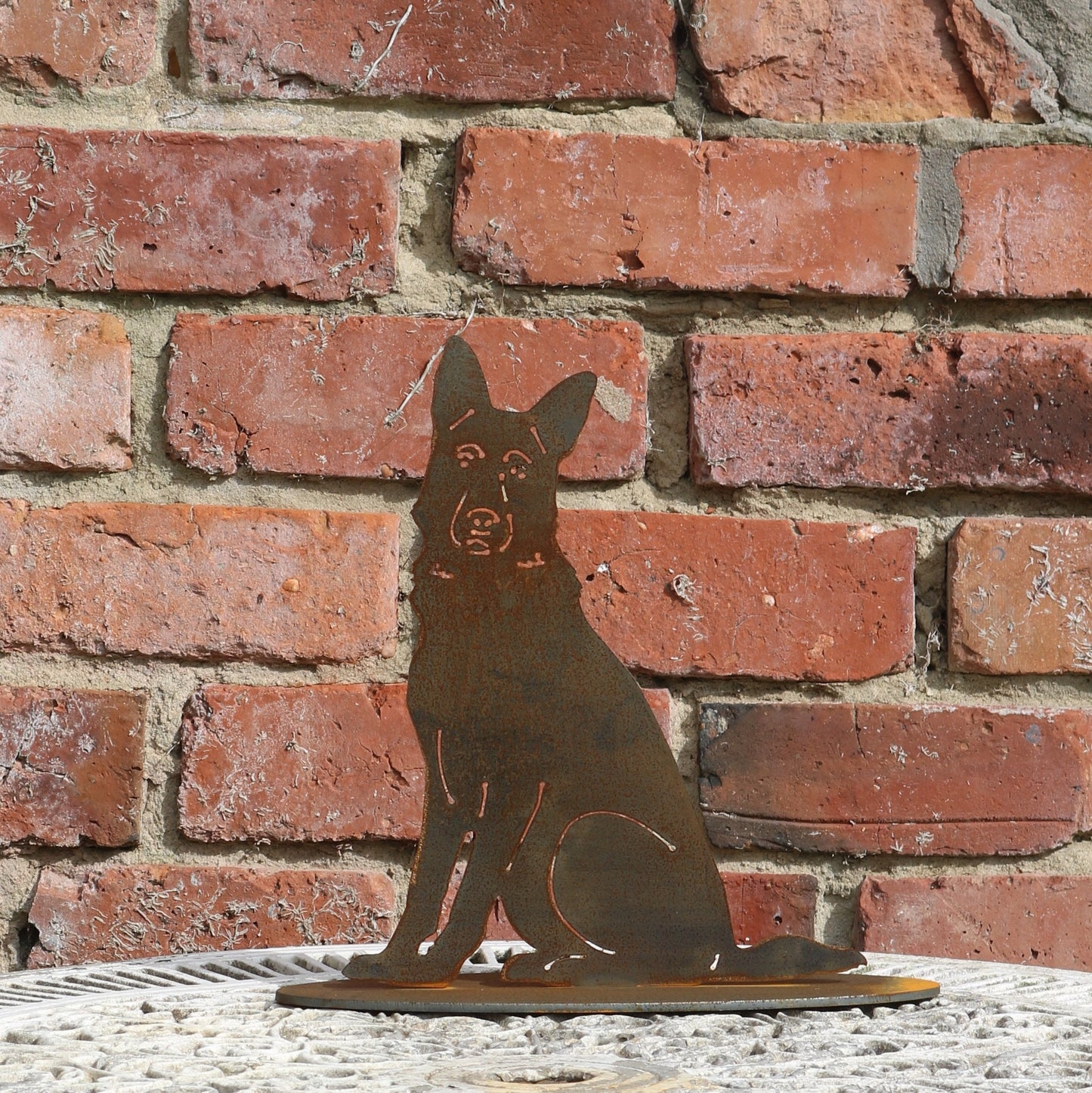 German Shepherd Statue