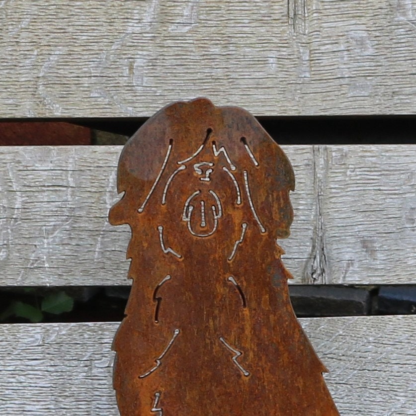 Tibetan Terrier, Bearded Collie, Old English Sheepdog Statue