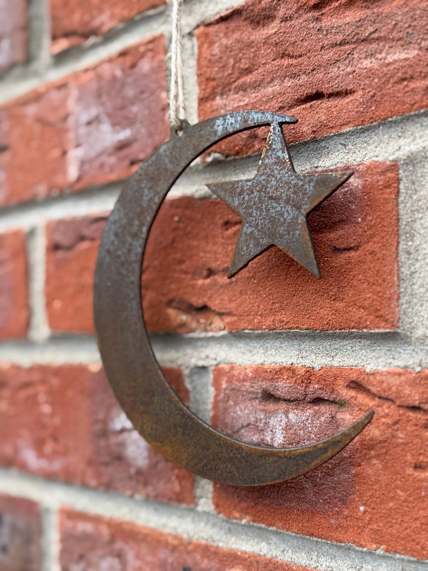 Hanging Star And Crescent, Moon And Star, Islamic Faith Symbol