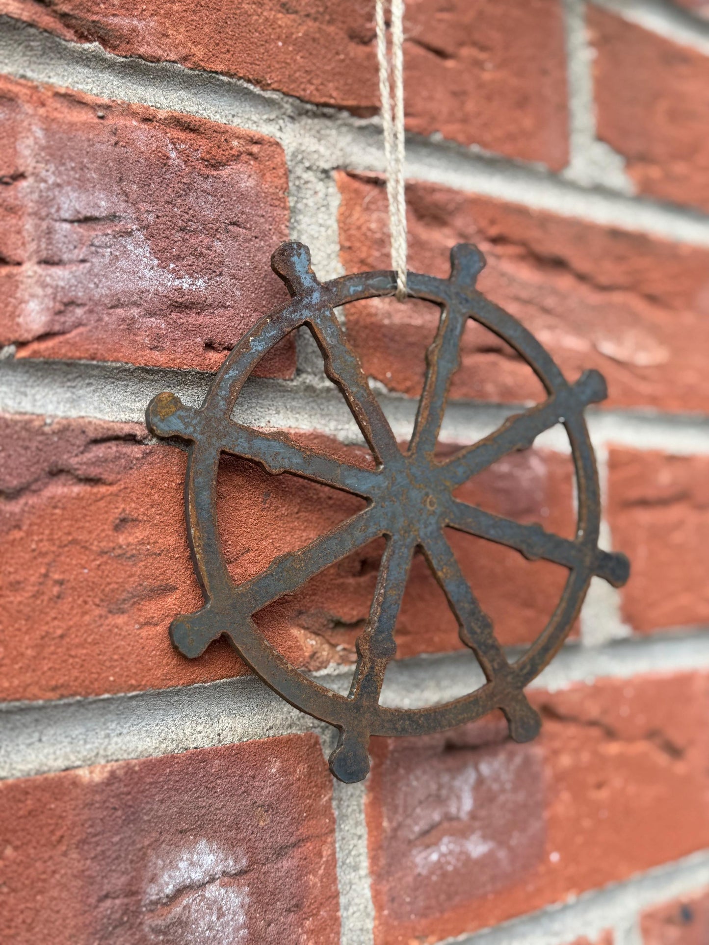 Hanging Wheel Of Dharma, Buddhism Faith Symbol