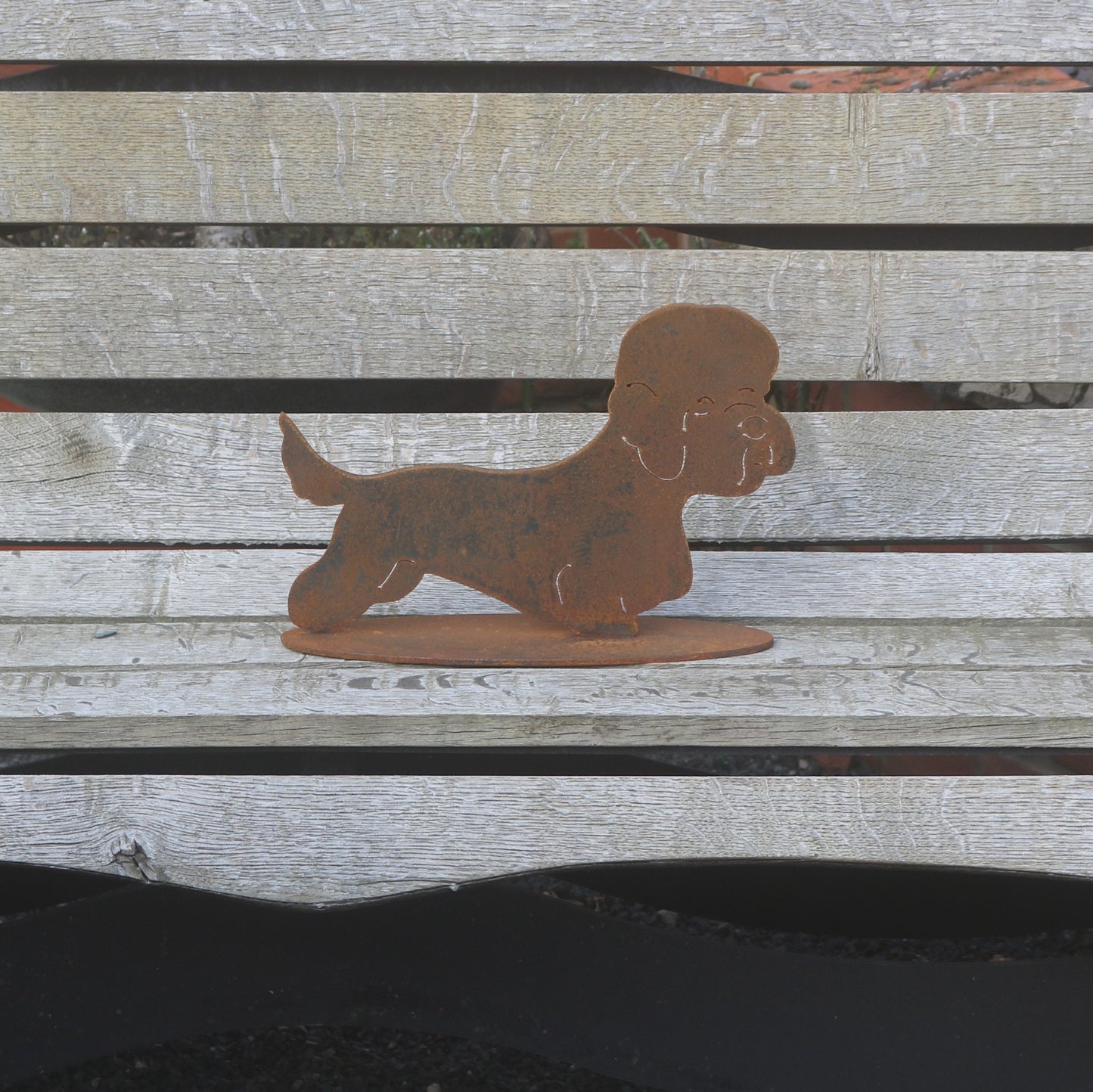 Dandie Dinmont Dog Statue