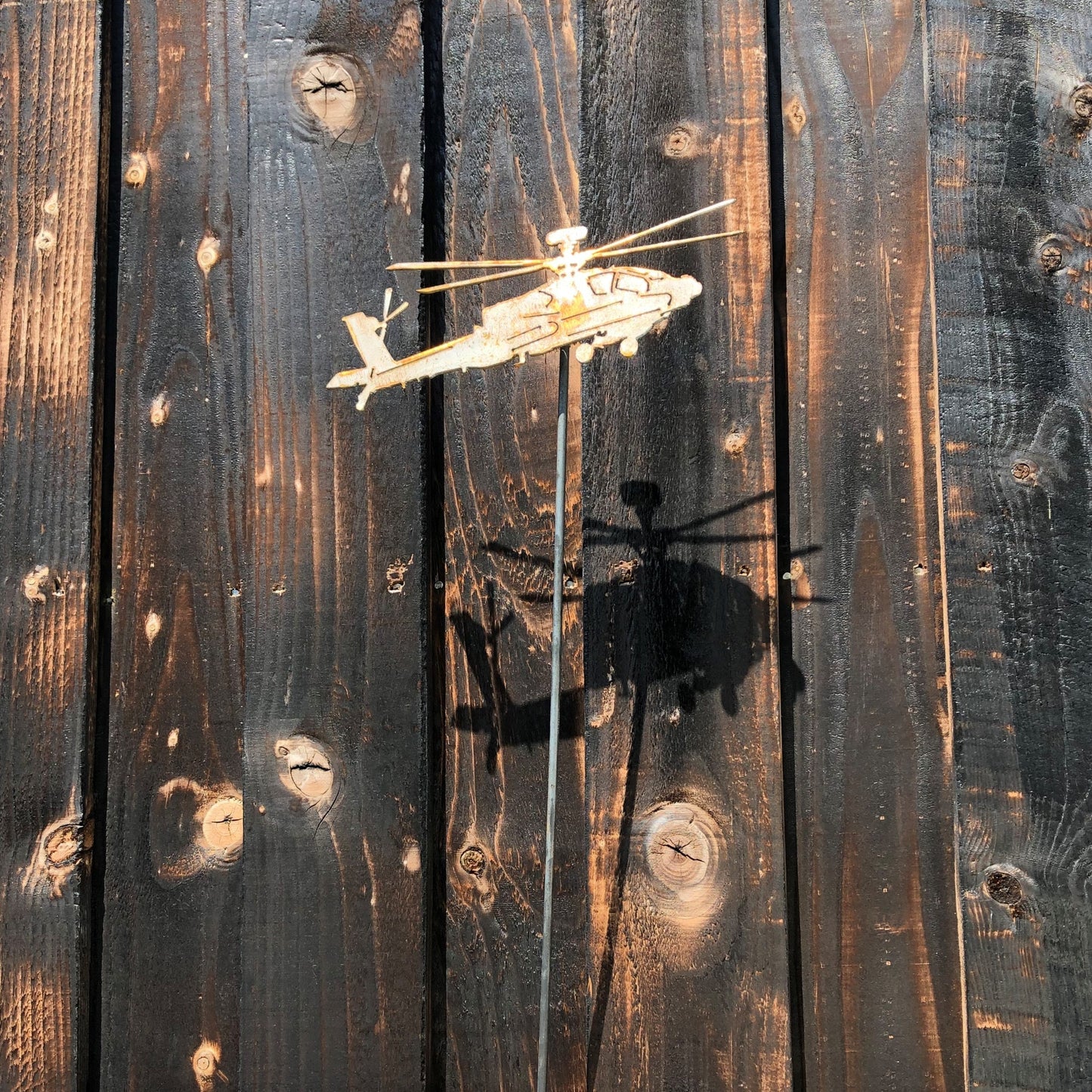 Apache Helicopter On Spike
