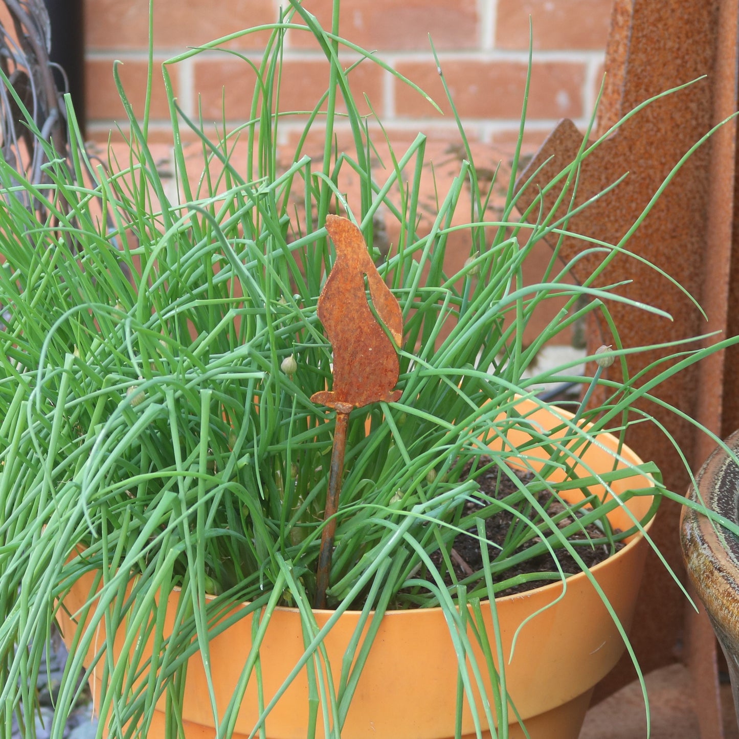 Moongazing Hare Plant Pot Decoration