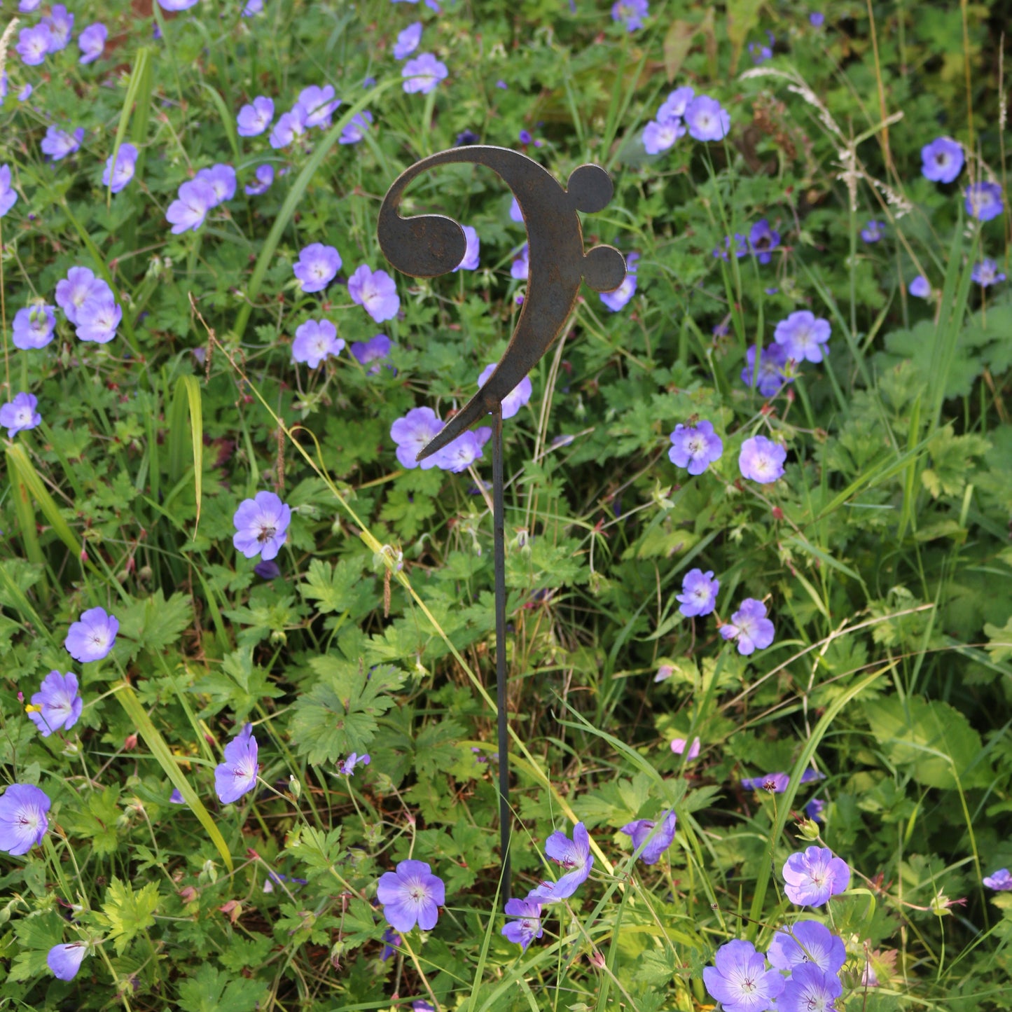 Music Note On Spike 'Bass Clef'