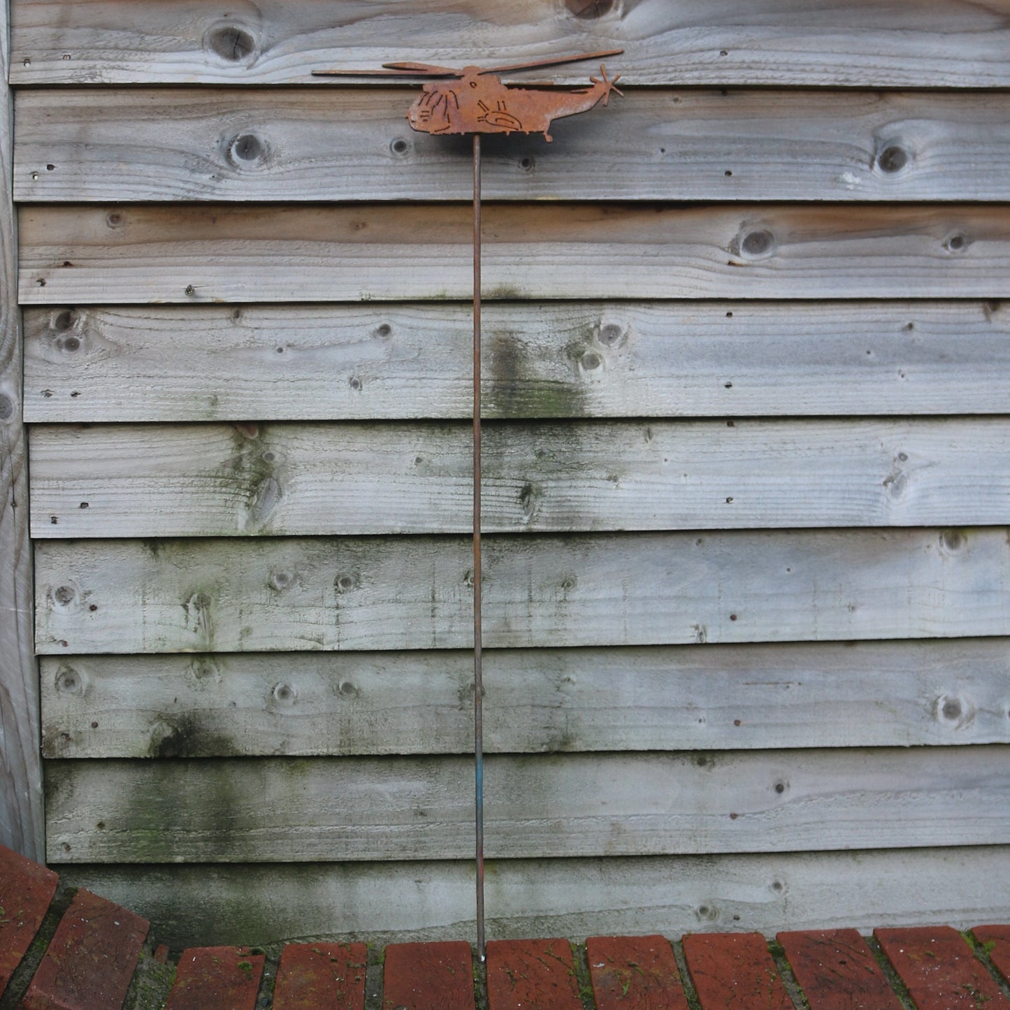 Sea King Helicopter On Spike