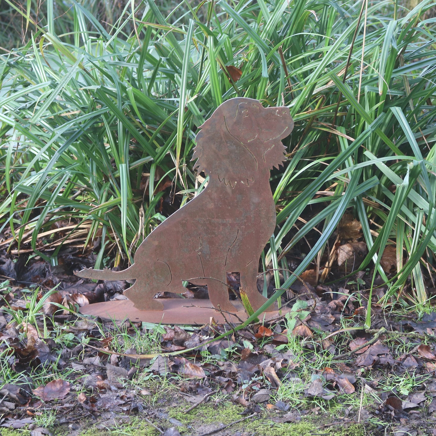 Life Size Working Cocker Spaniel Statue