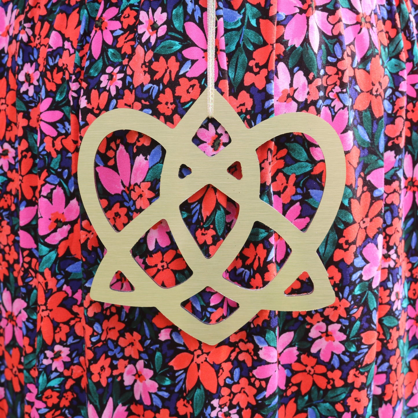 Hanging Gold Love Knot