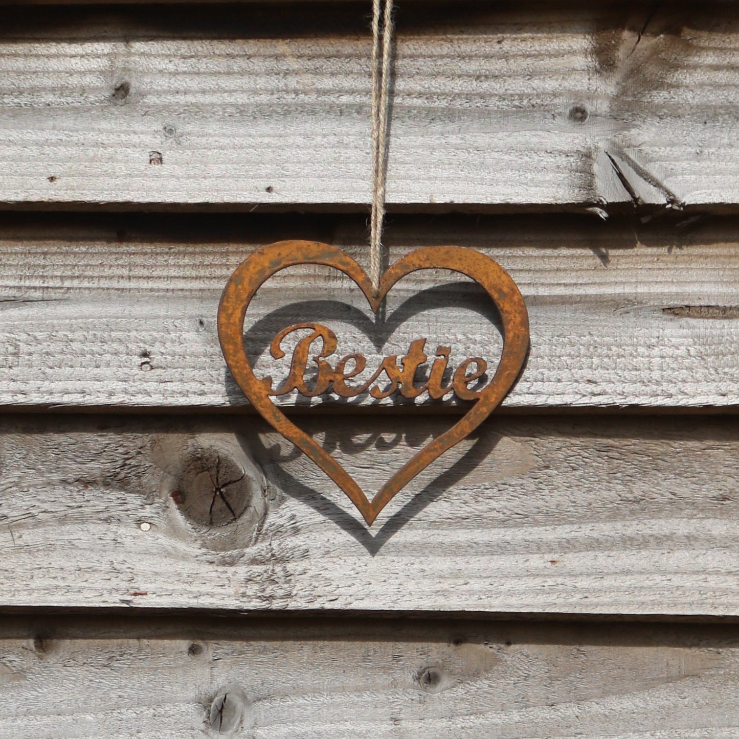 Bestie Hanging Heart