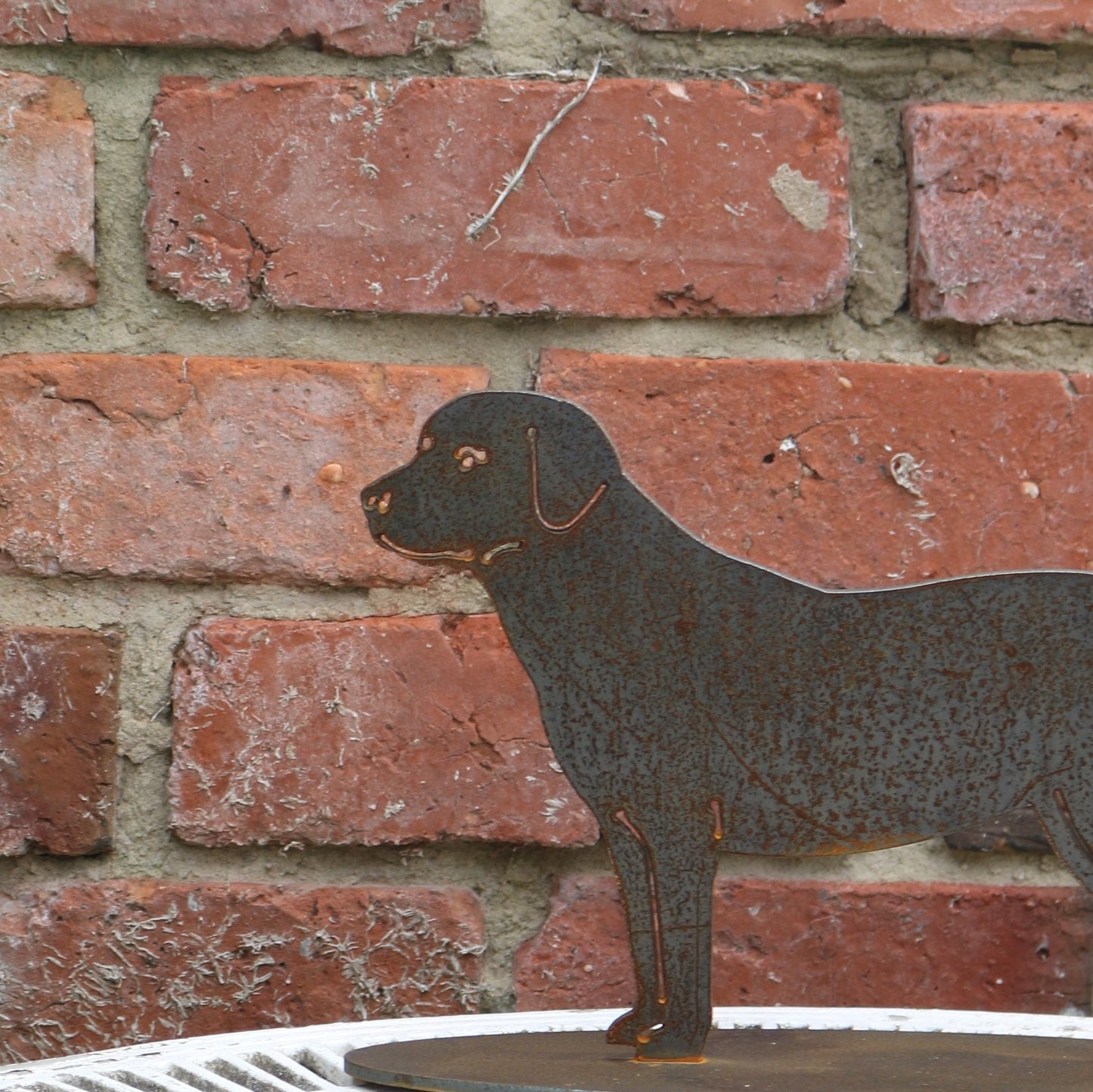 Standing Labrador Statue