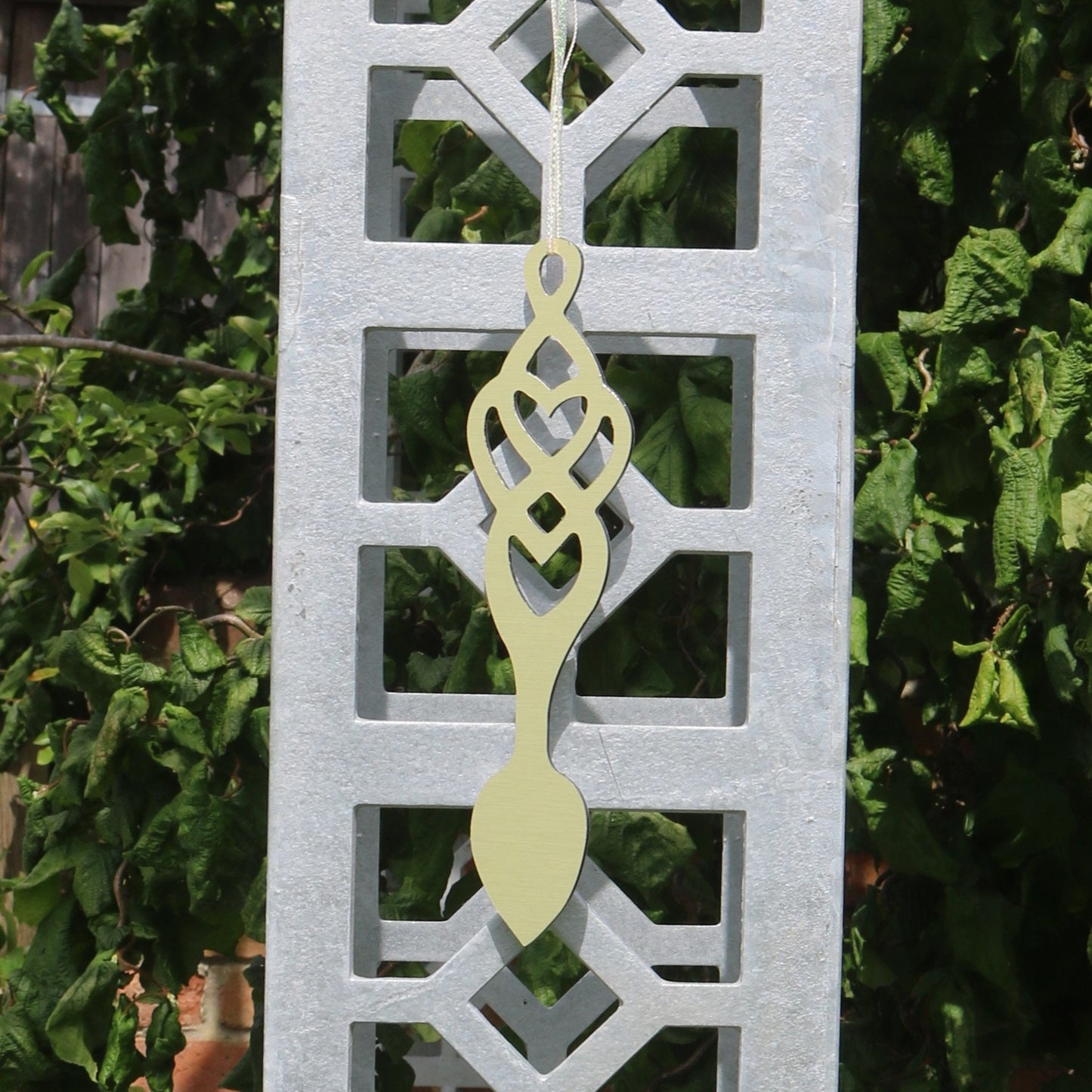 Hanging Gold Love Spoon