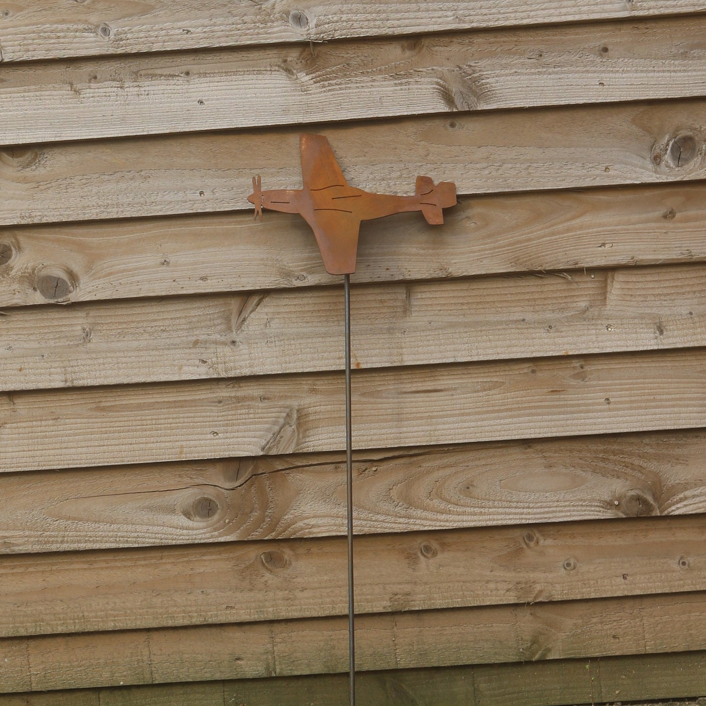 North American P-51 Mustang Aeroplane On Spike
