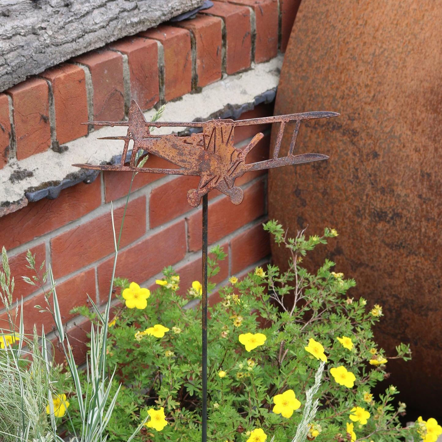 Tiger Moth Aeroplane On Spike