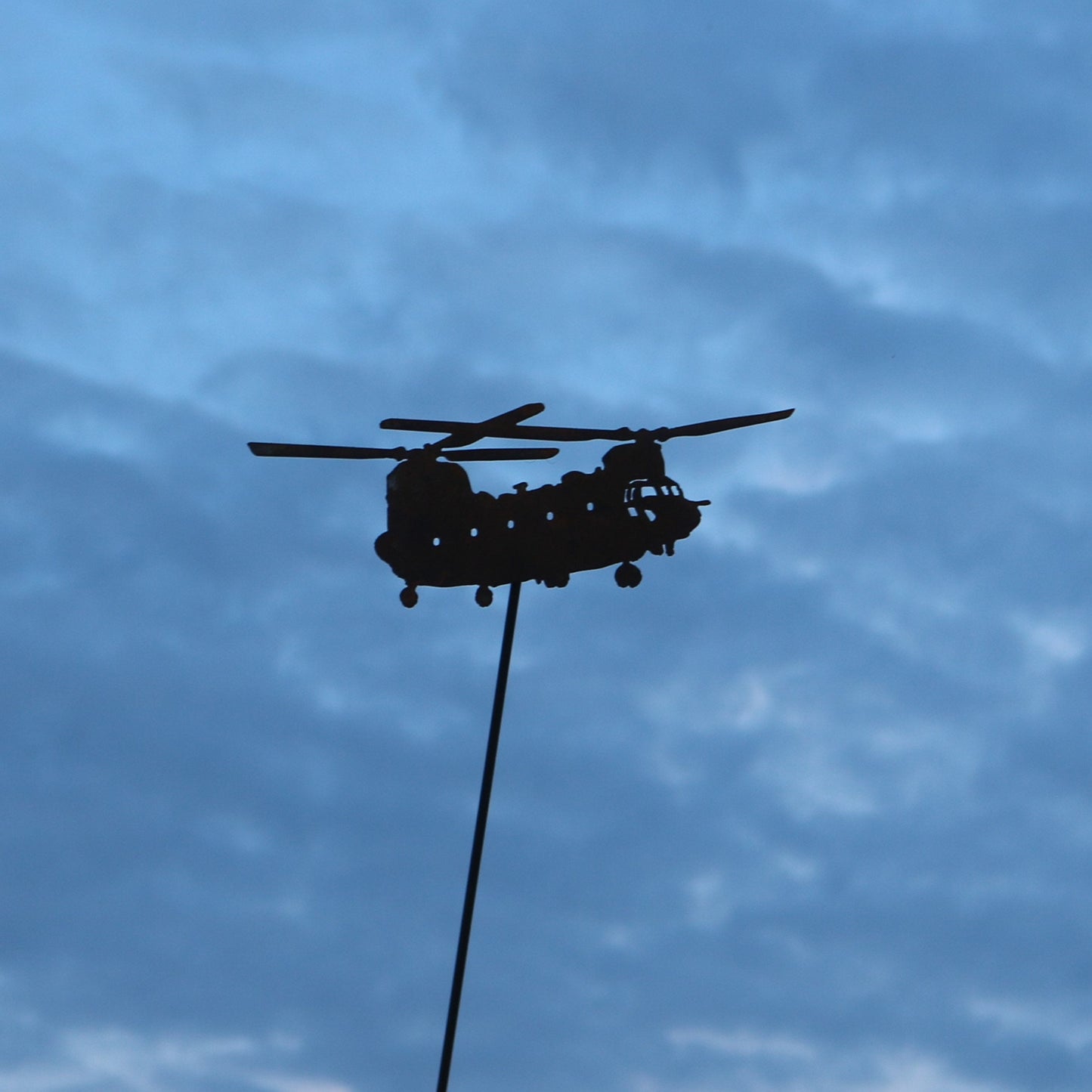 Chinook Helicopter On Spike