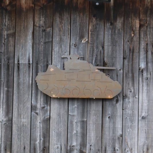Sherman Tank Wall Art