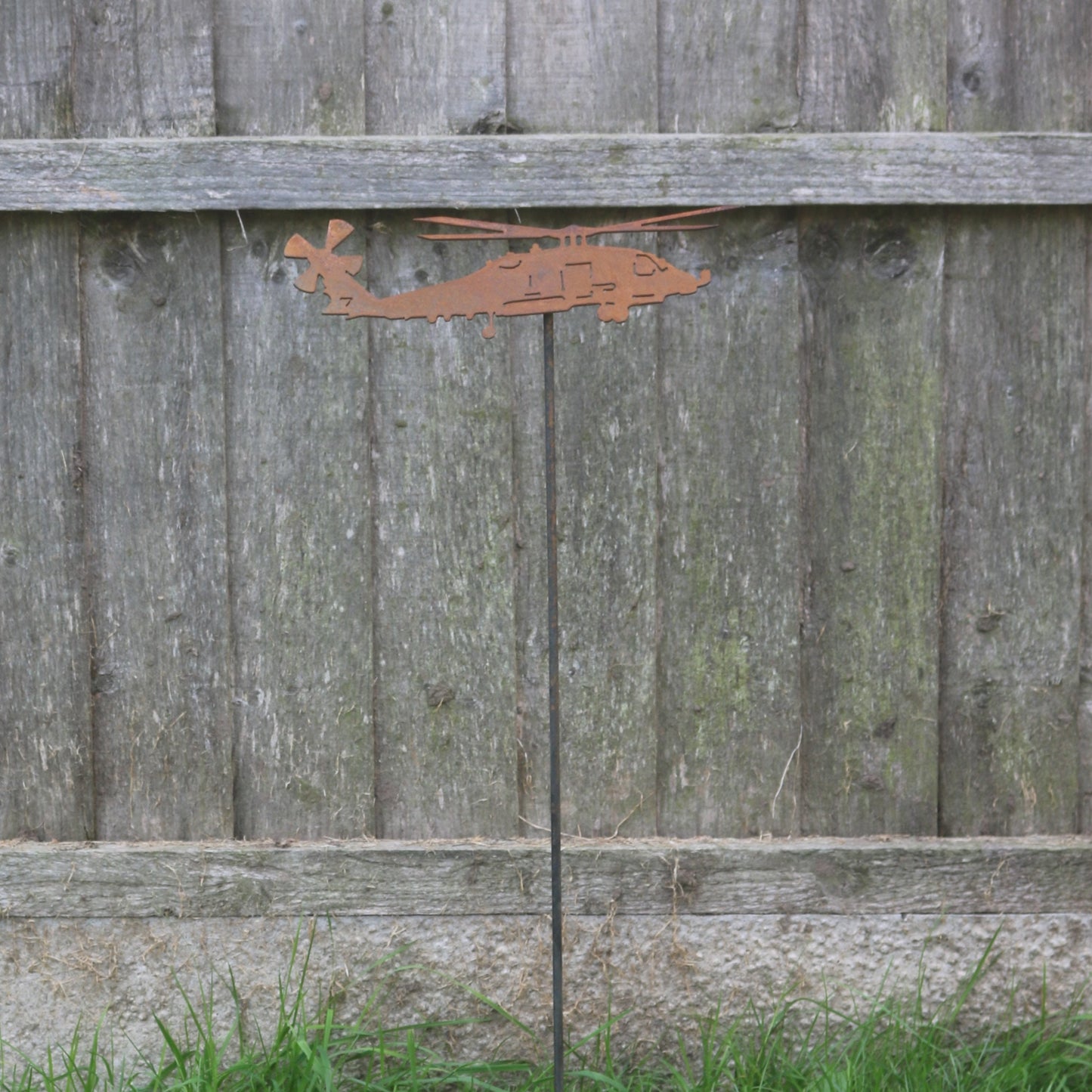 Sea Hawk Helicopter On Spike