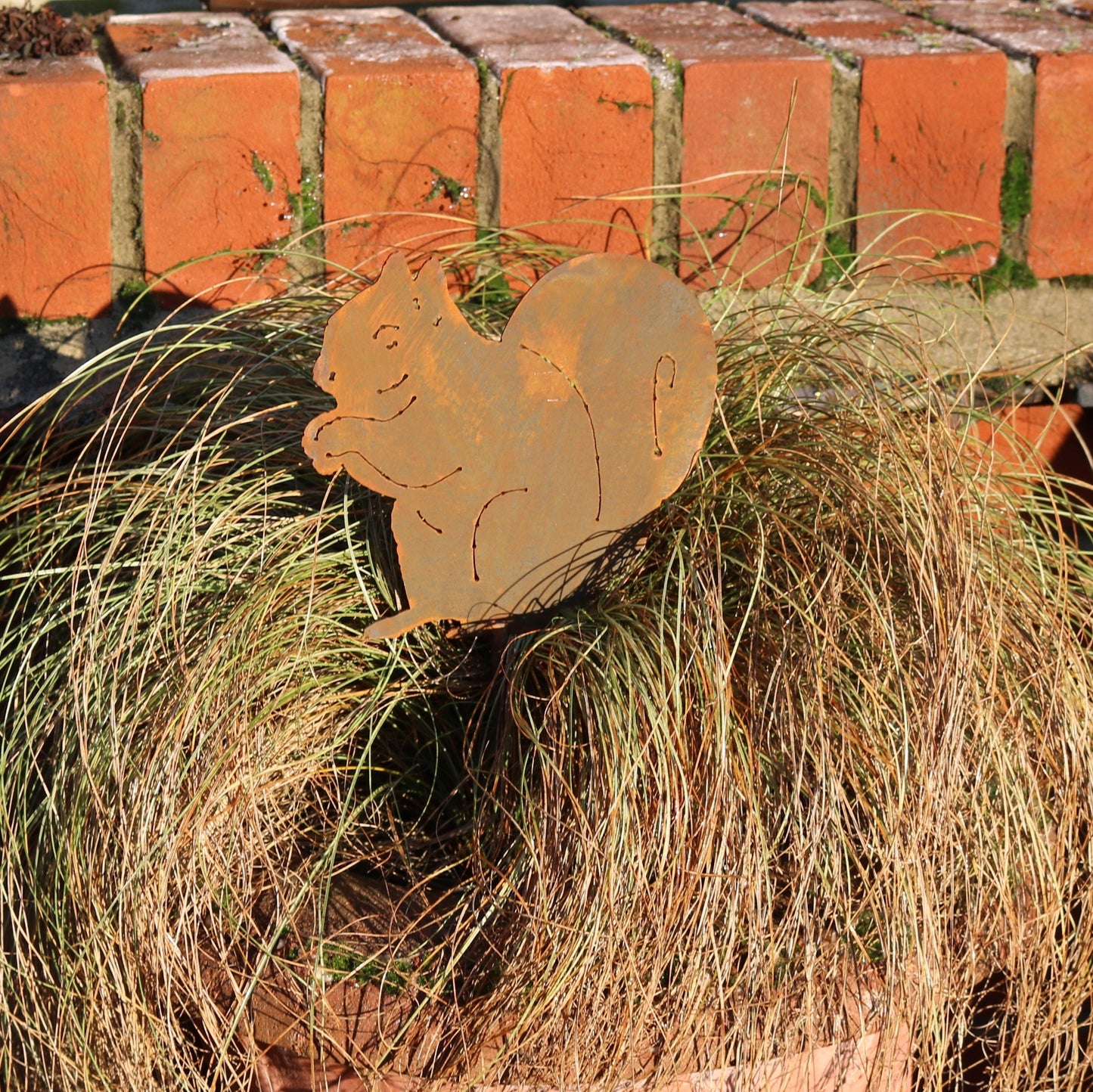 Squirrel Plant Pot Decoration