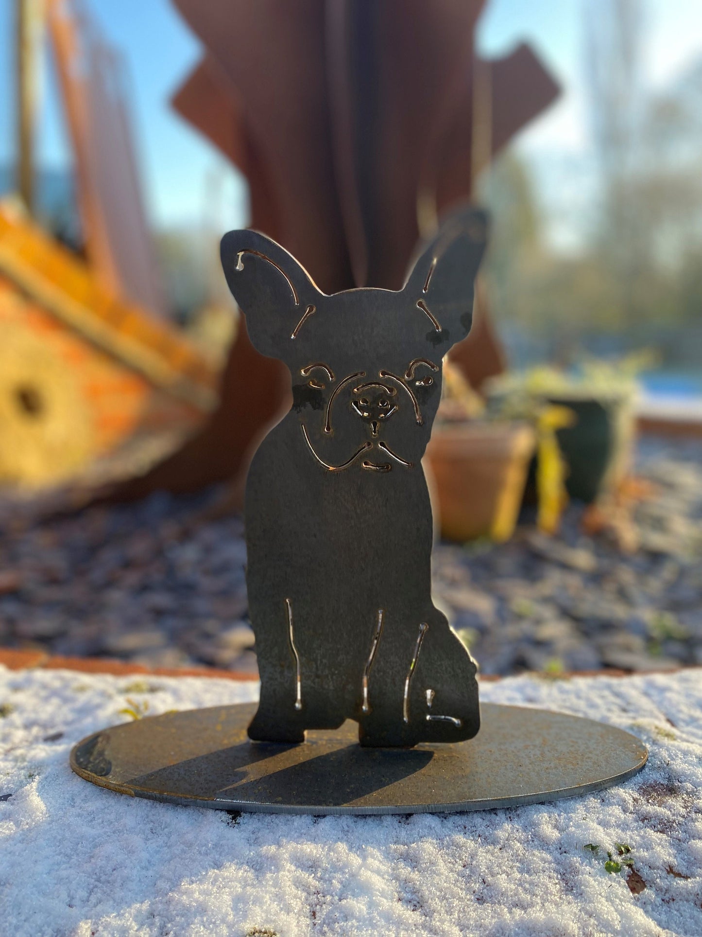 Frenchie, French Bulldog Statue