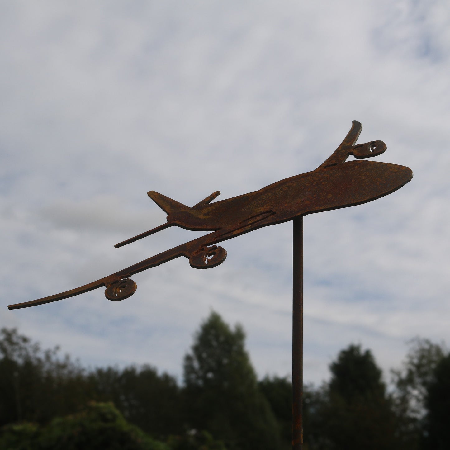 Boeing 747 Aeroplane On Spike
