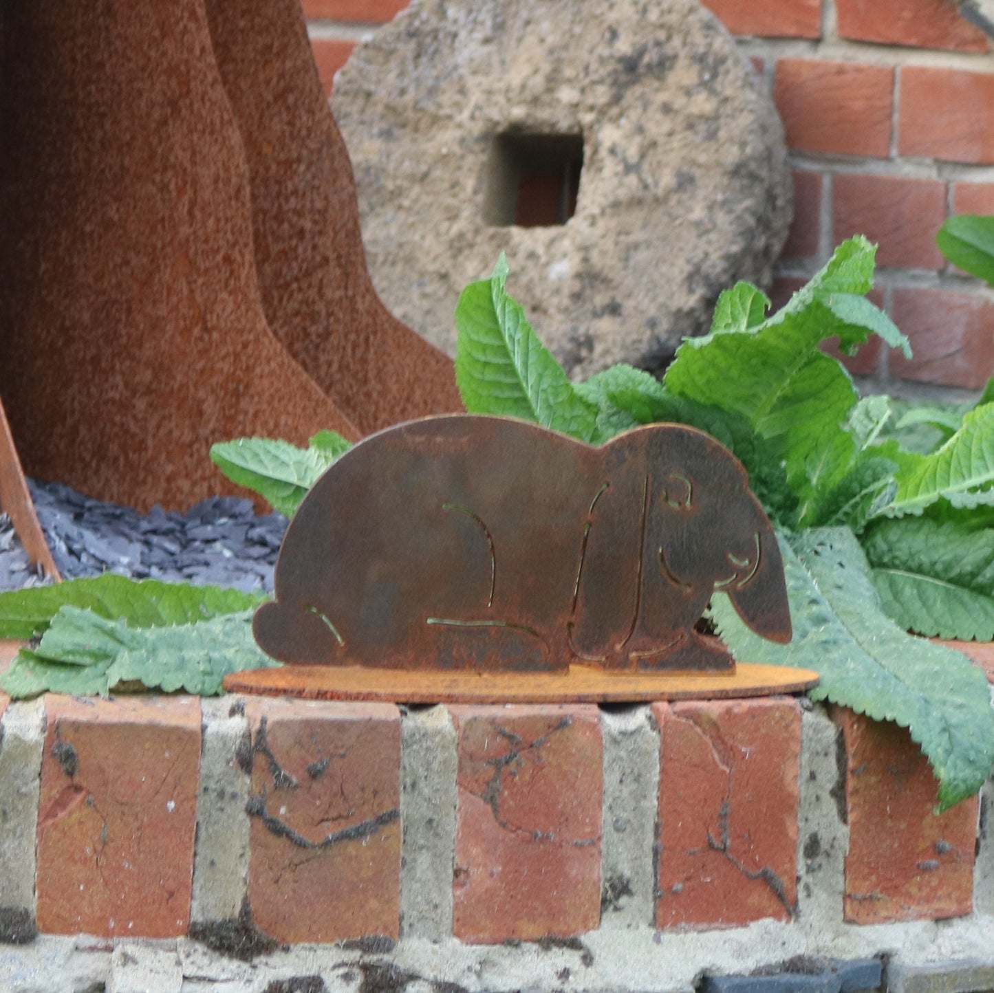 Lop Eared Rabbit Statue