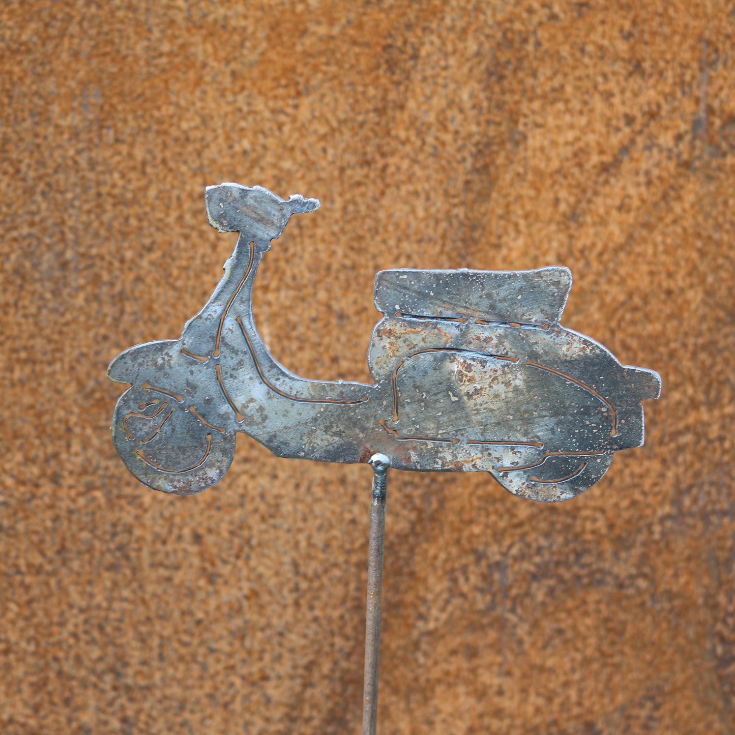 Lambretta Scooter On Spike