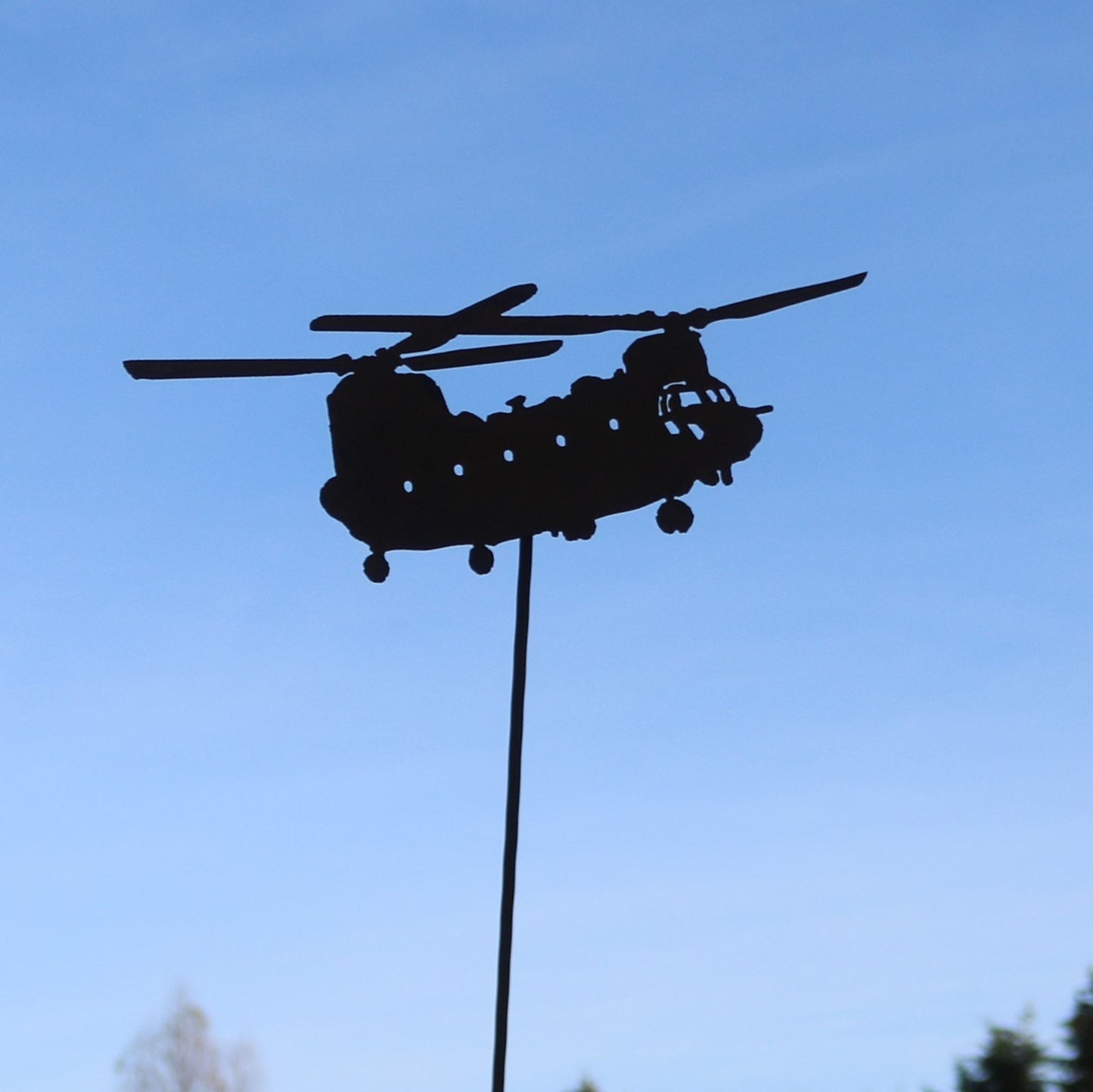 Chinook Helicopter On Spike
