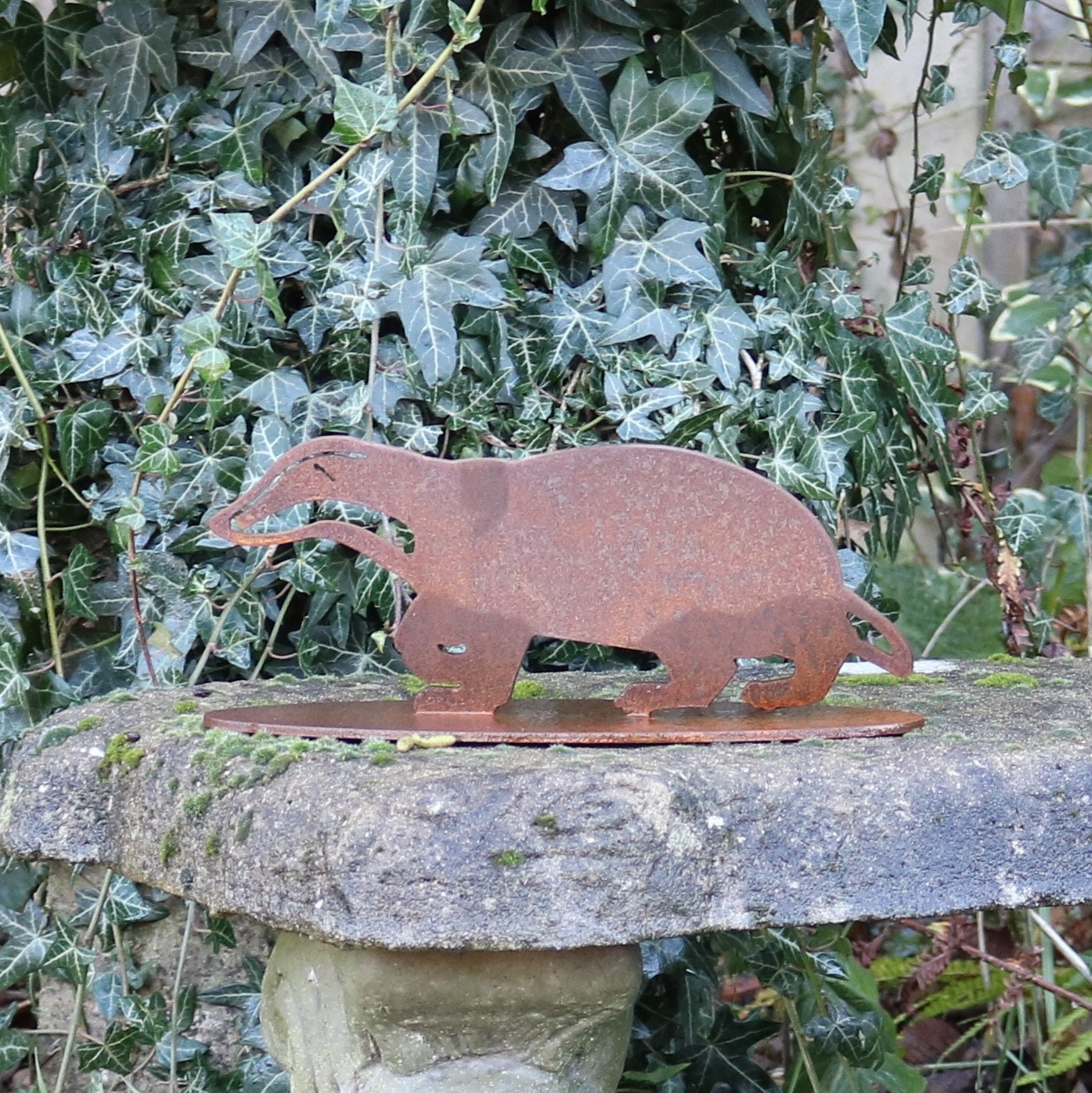 Badger Cub Statue