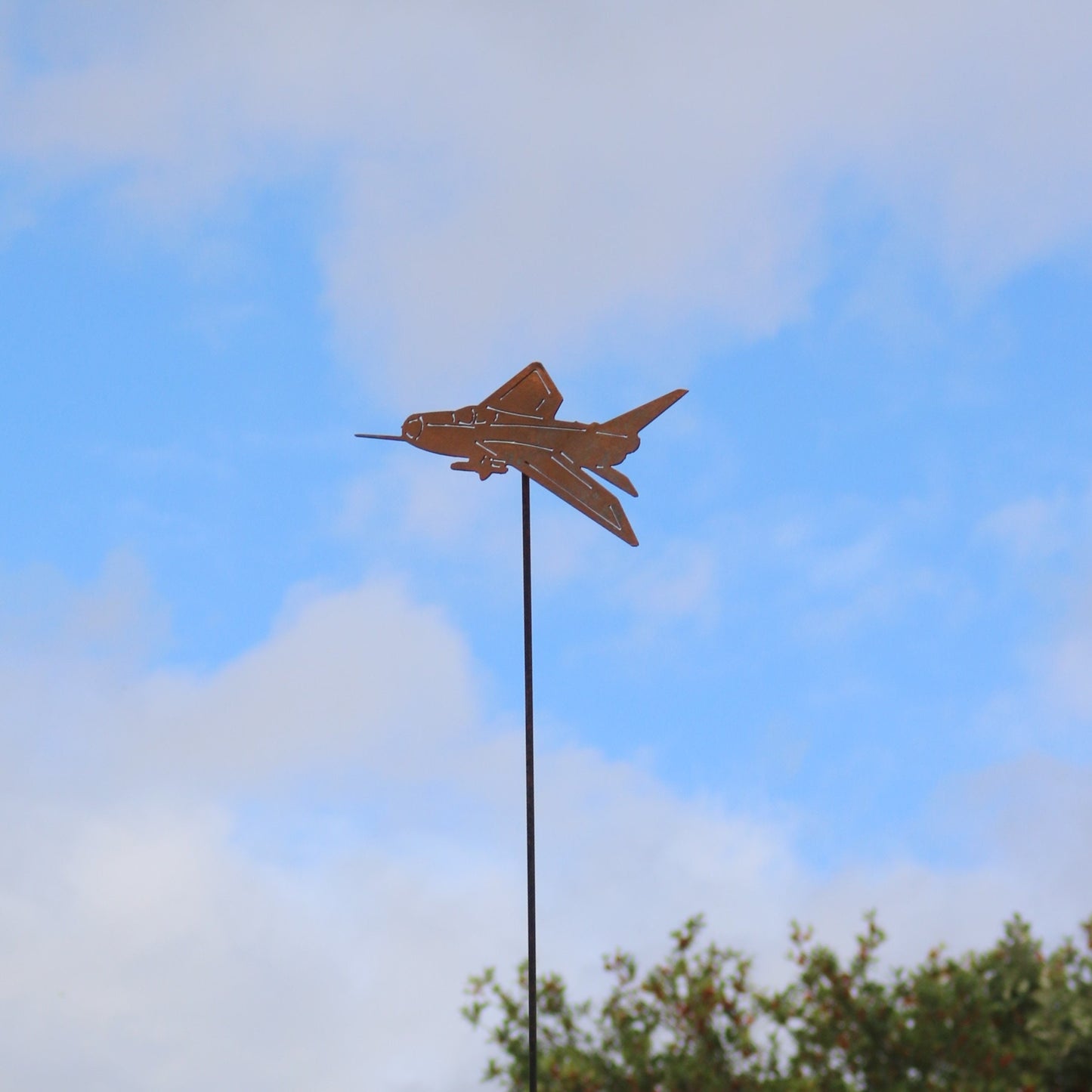 English Electric Lightning Aeroplane On Spike