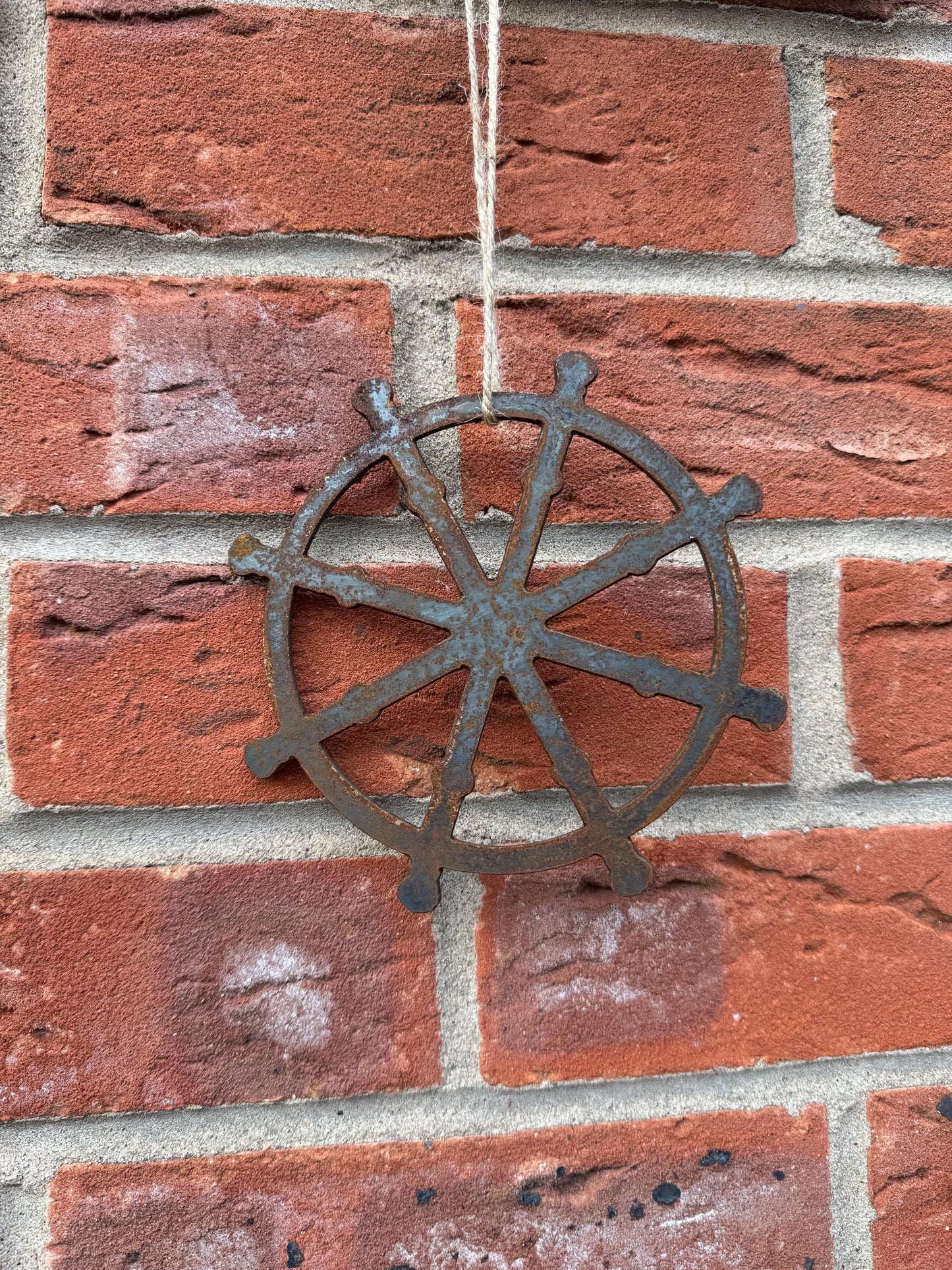 Hanging Wheel Of Dharma, Buddhism Faith Symbol