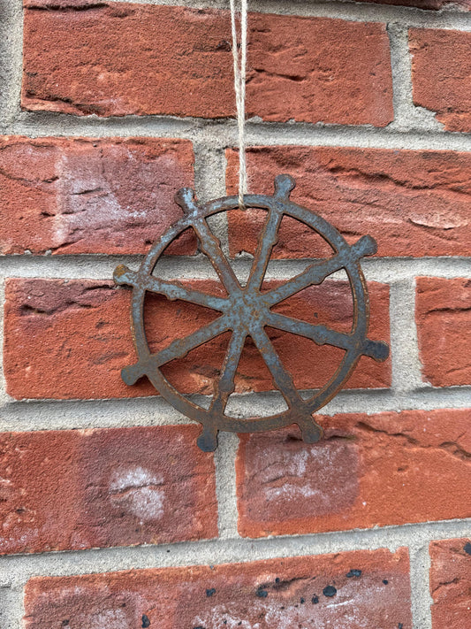Hanging Wheel Of Dharma, Buddhism Faith Symbol
