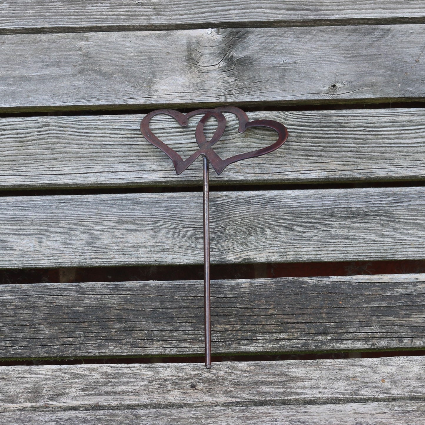 Entwined Hearts Plant Pot Decoration