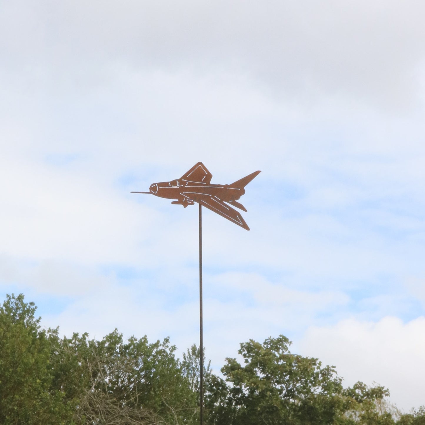 English Electric Lightning Aeroplane On Spike
