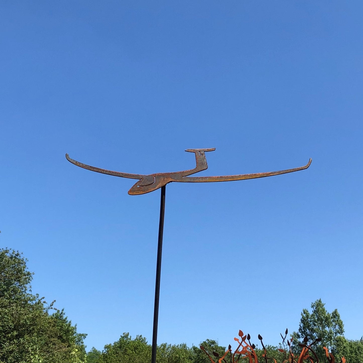 Glider Aeroplane On Spike