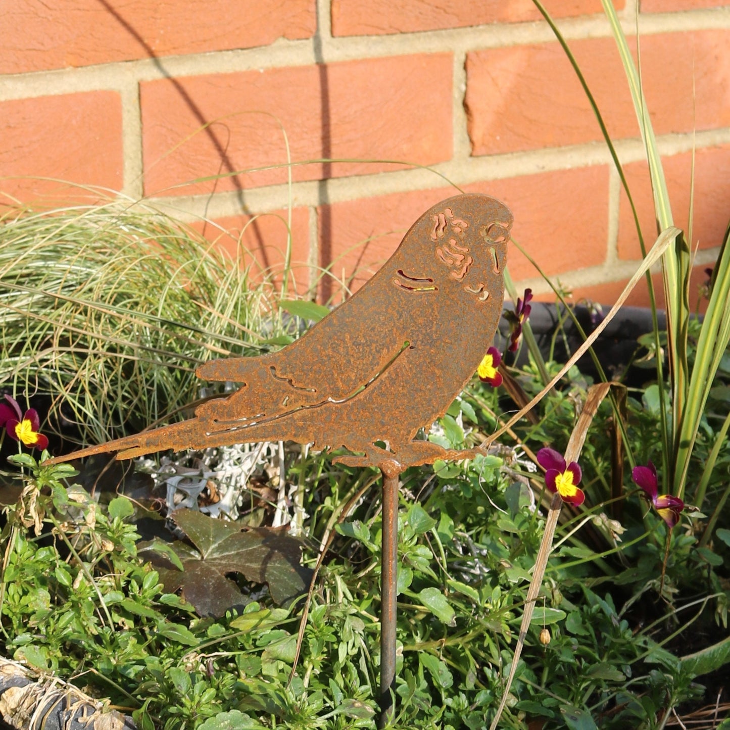 Budgie Plant Pot Decoration