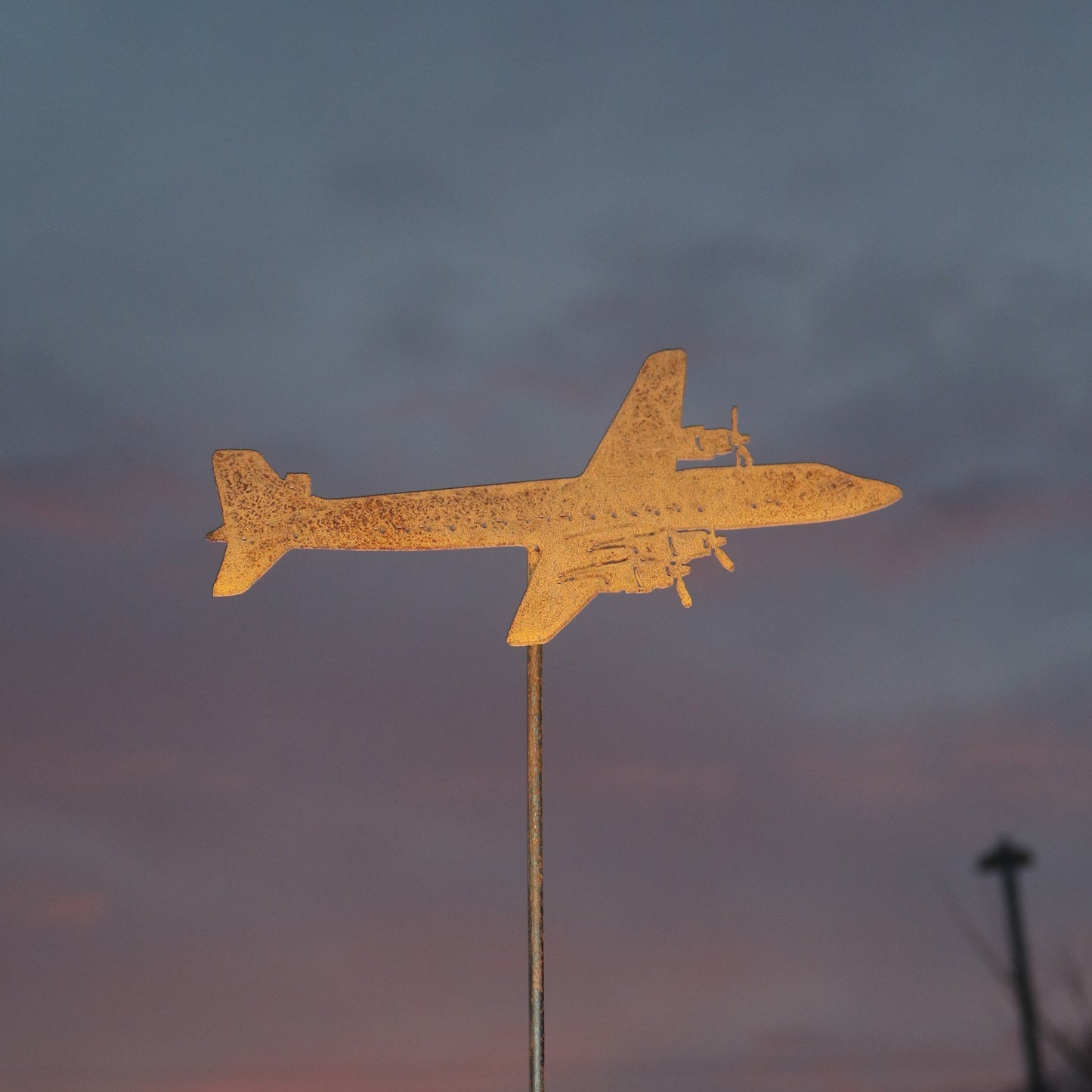 Douglas DC-6 Aeroplane On Spike