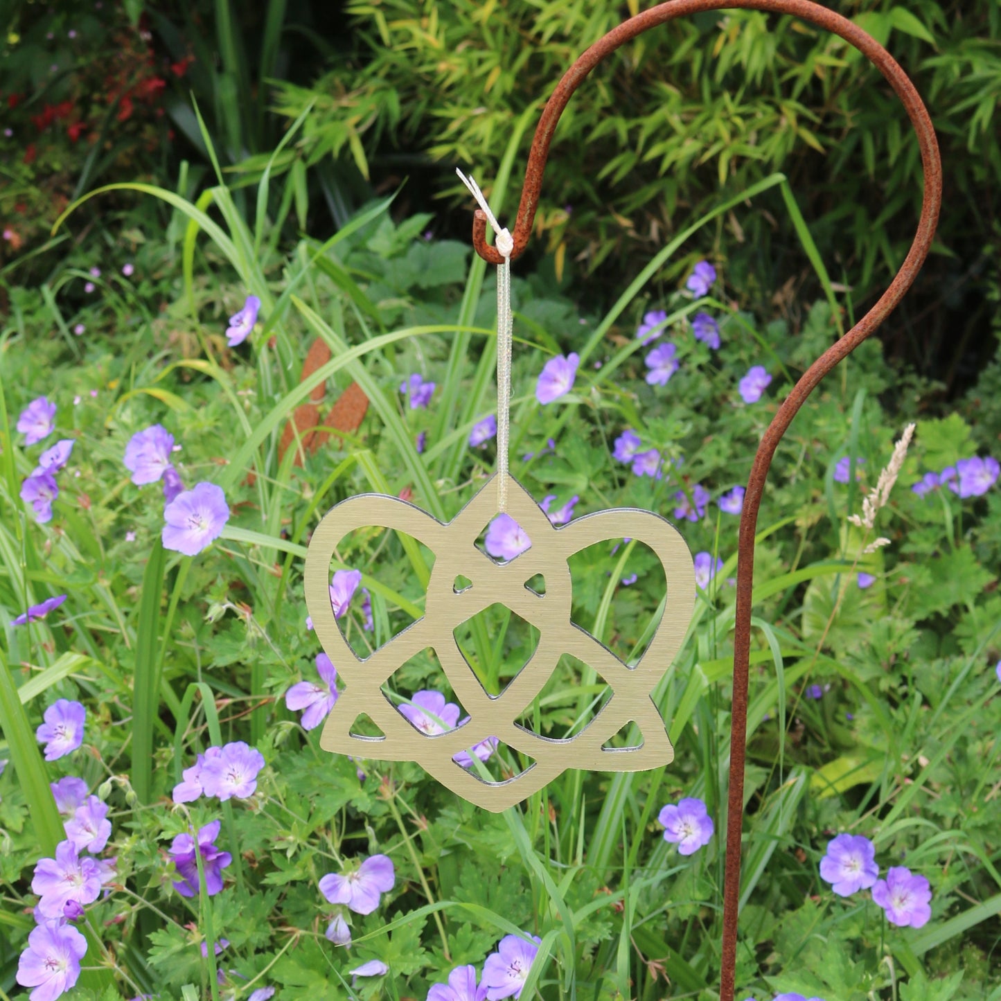 Hanging Gold Love Knot