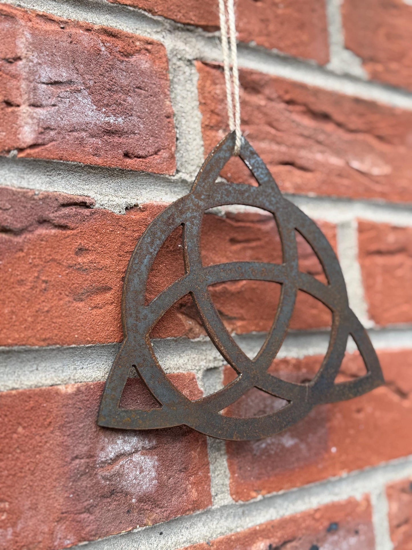 Hanging Trinity Knot And Circle, Triquetra