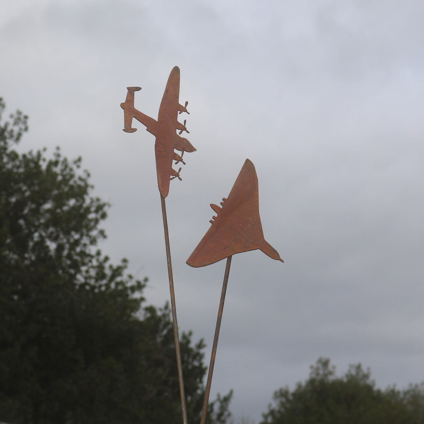 Lancaster And Vulcan Bomber On Spike