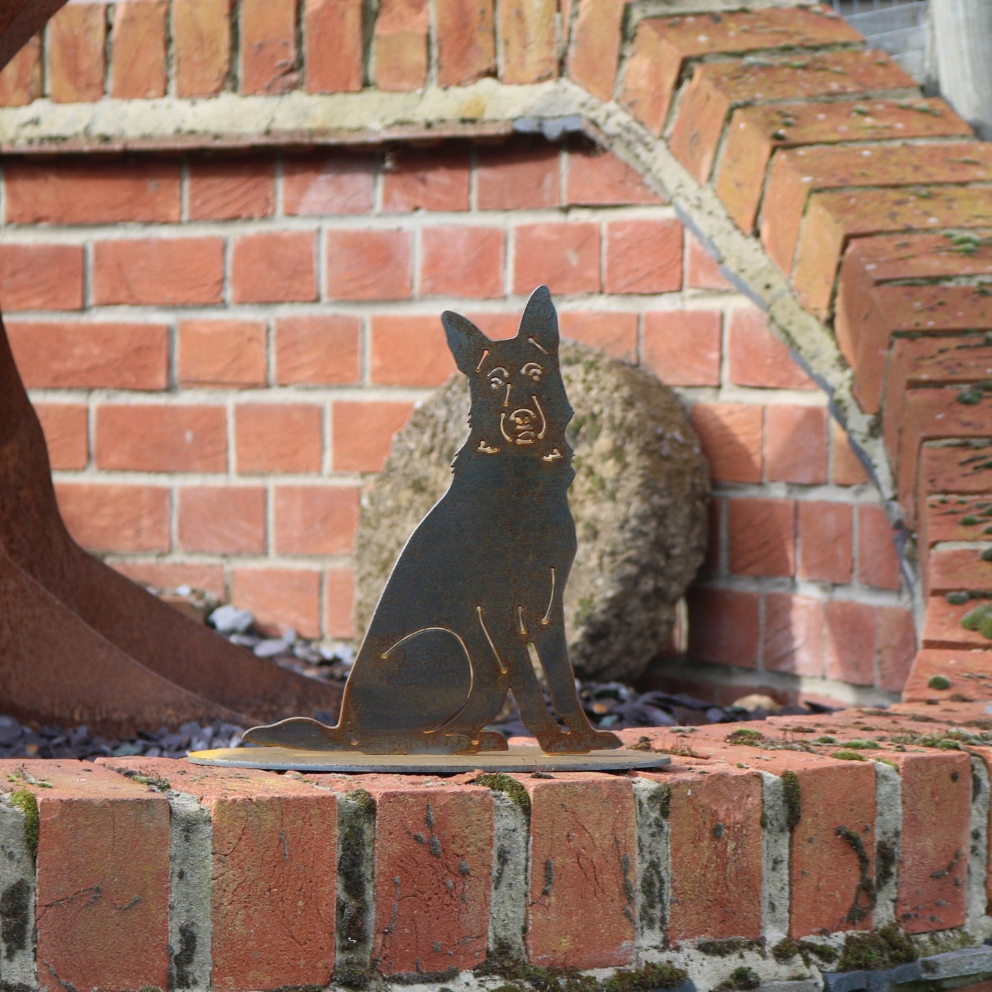 German Shepherd Statue