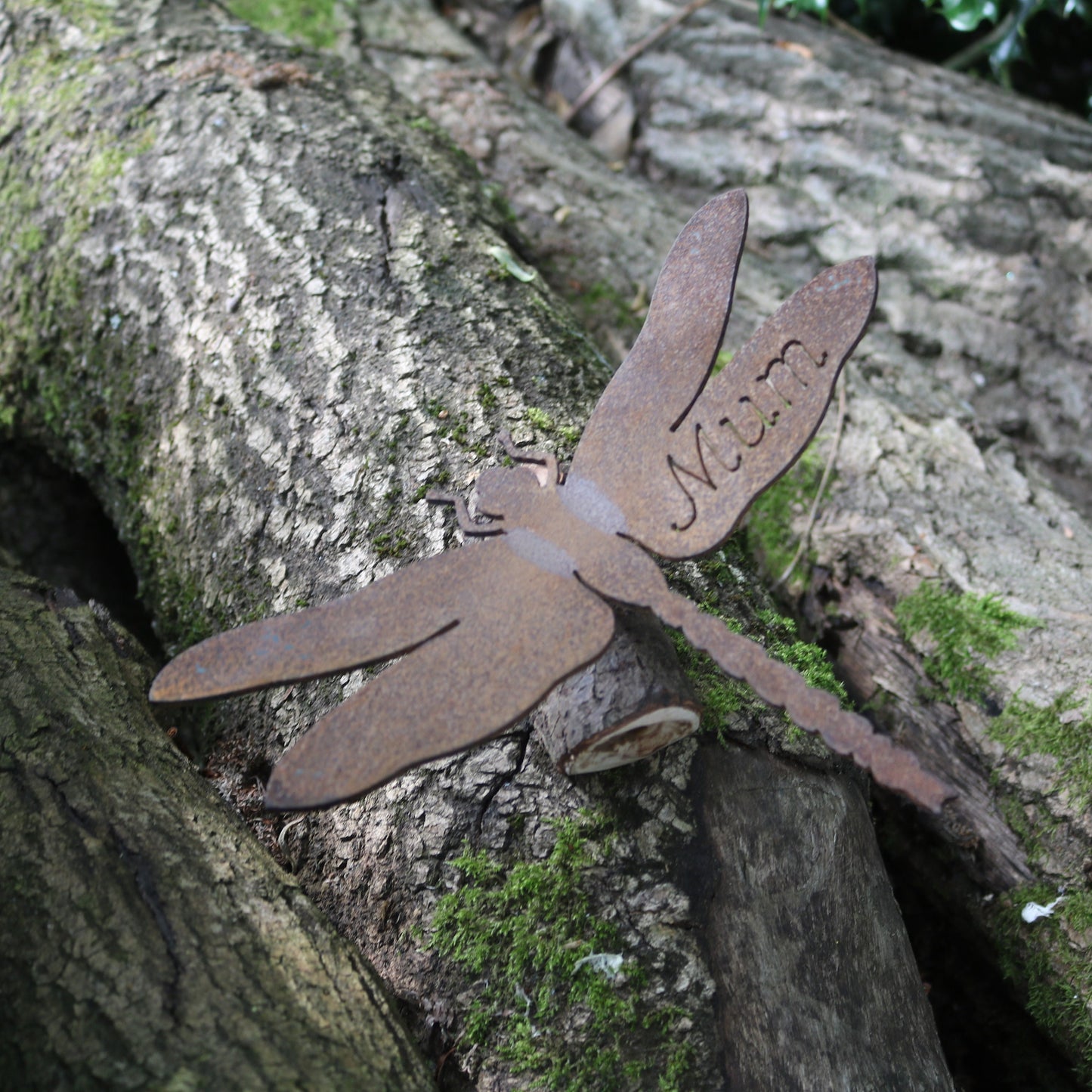 Personalised Dragonfly Post Topper