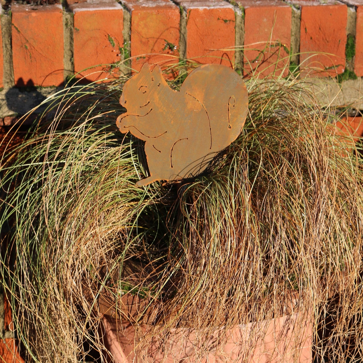 Squirrel Plant Pot Decoration