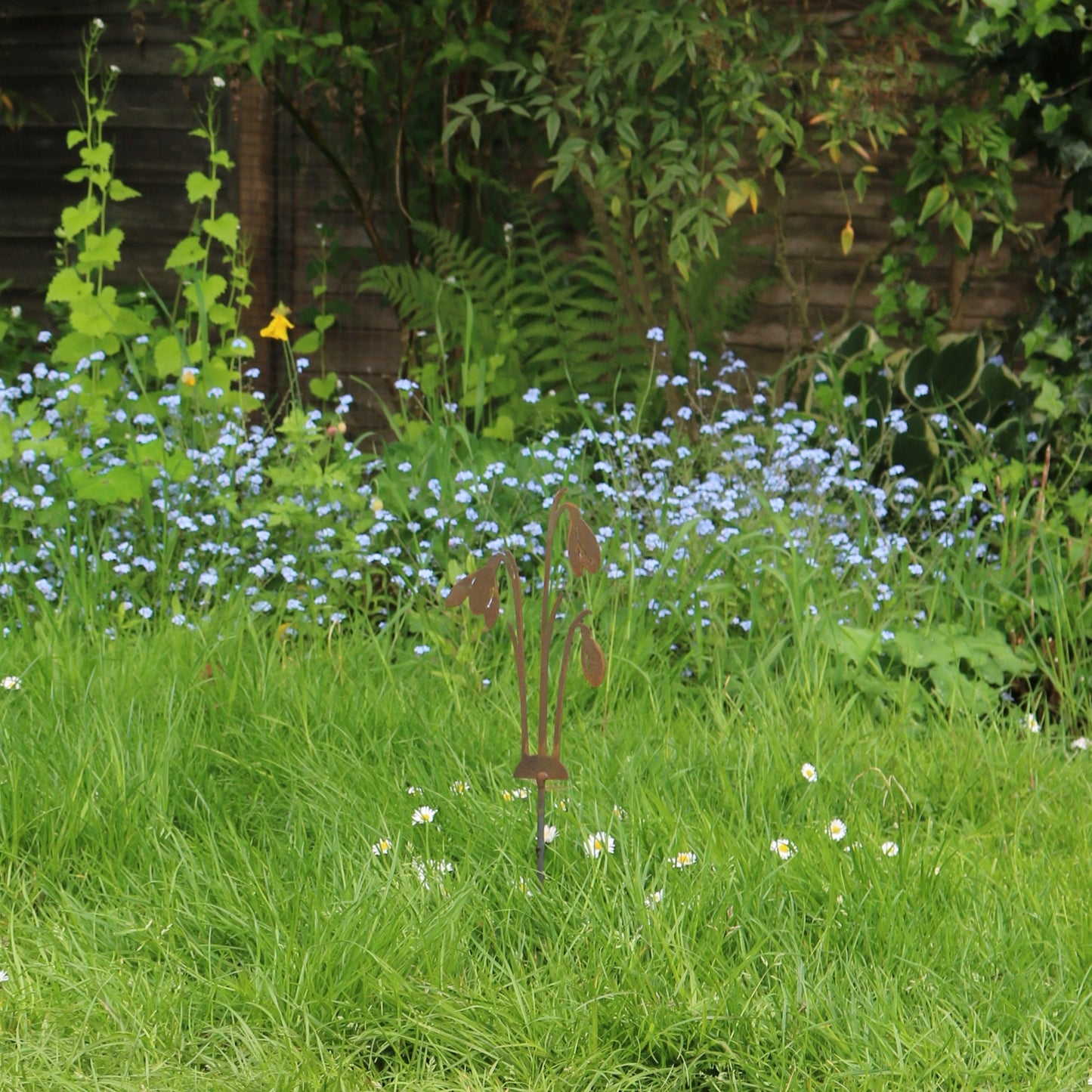 Snowdrops Plant Pot Decoration