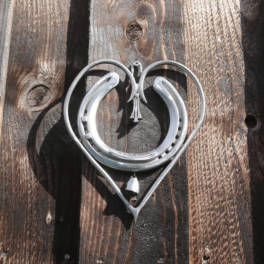 Horseshoe & Heart Memorial Wall Art