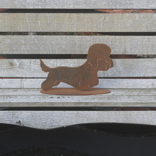 Dandie Dinmont Dog Statue