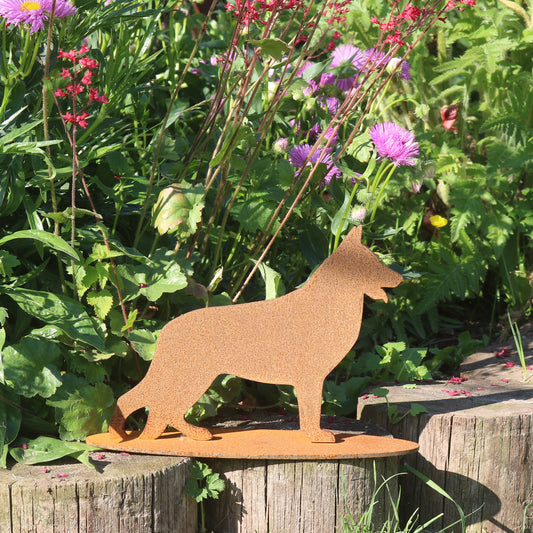 German Shepherd Statue
