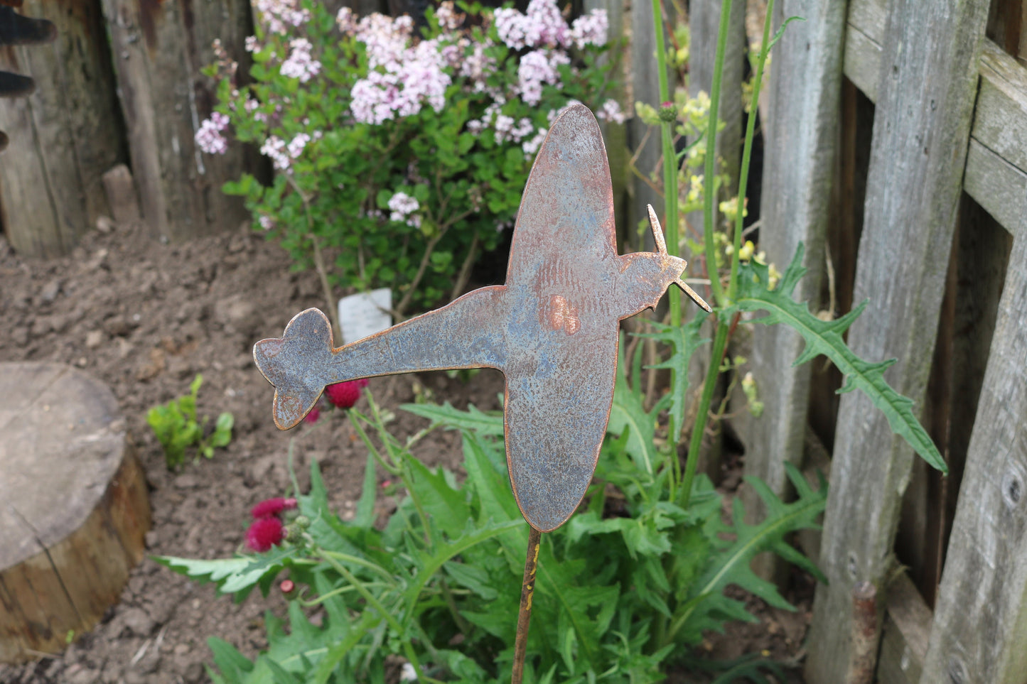 Spitfire Aeroplane On Spike