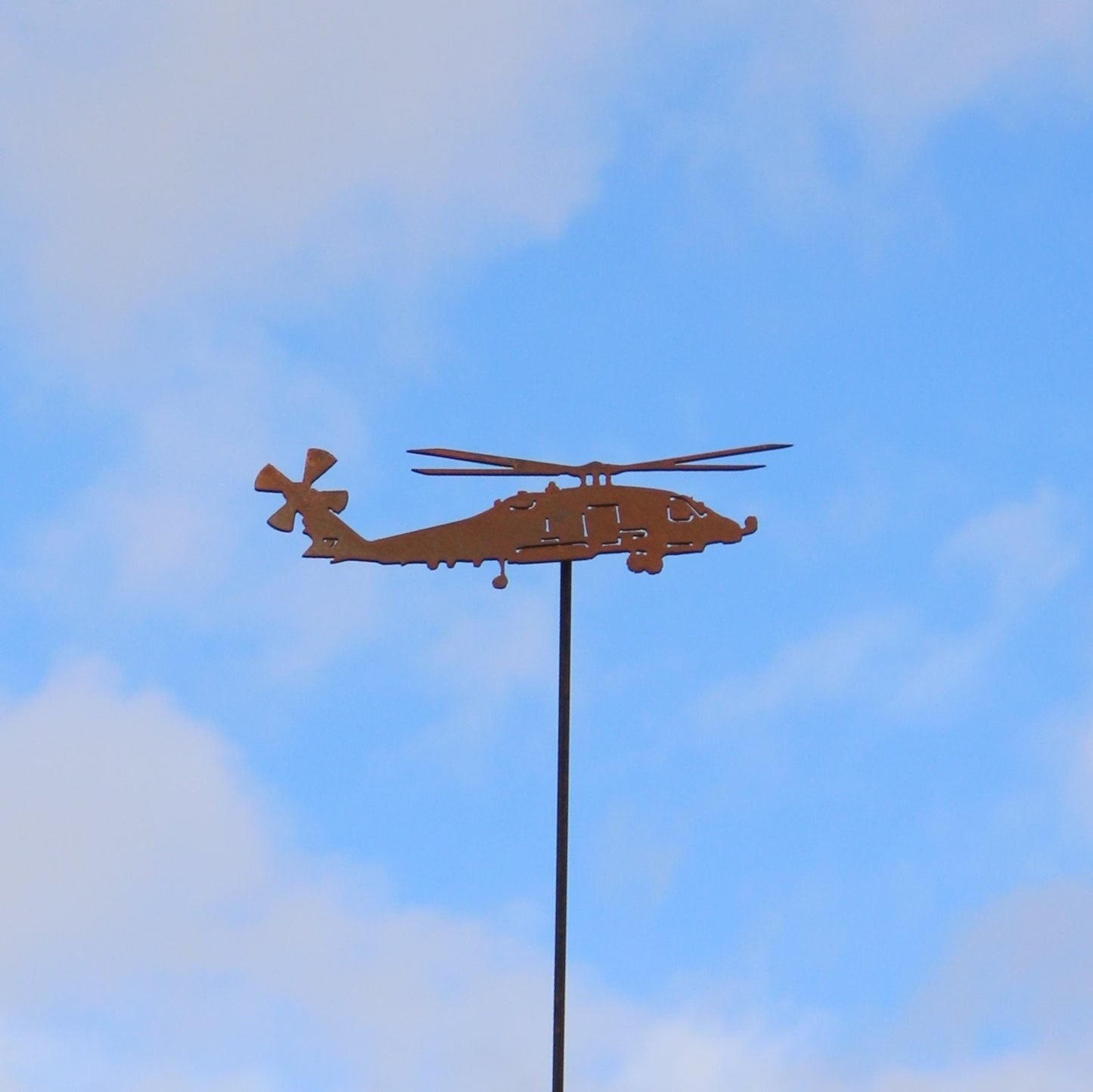 Sea Hawk Helicopter On Spike