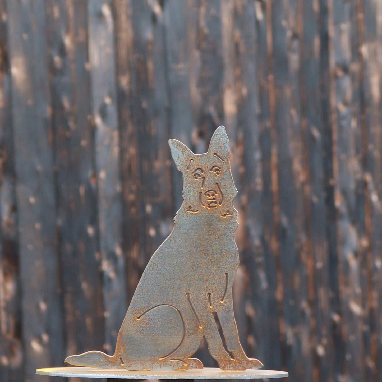 German Shepherd Statue
