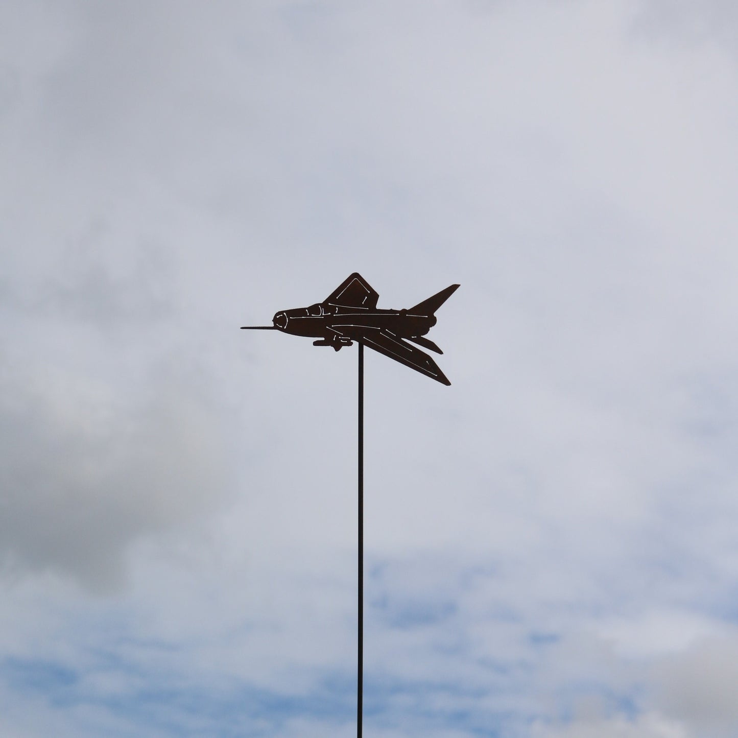 English Electric Lightning Aeroplane On Spike